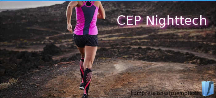 CEP NightTech Socks in leuchtigem Pink