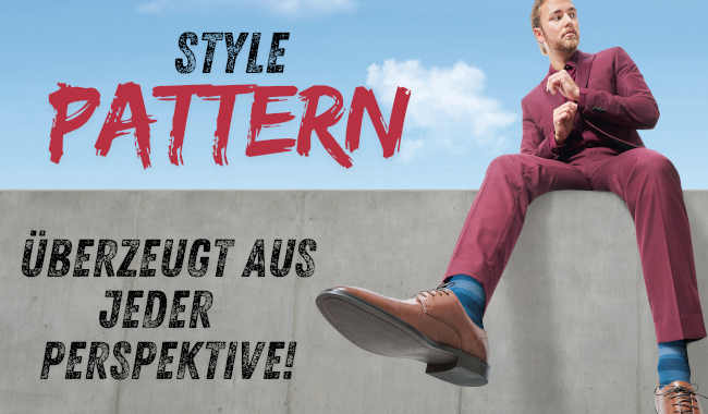 Für Männer mit Stil - der modische Sigvaris Style Pattern mit Business-Anzug